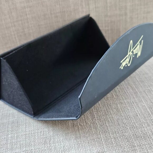 Maui Jim Eyewear Case Black Trifold Semi Hard Case for Glasses - Picture 10 of 11